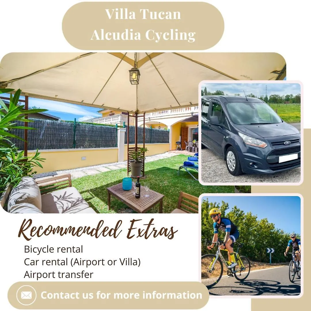 Apartment Villa Tucan Alcudia Cycling